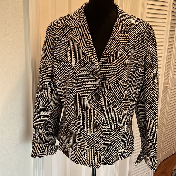 Judith Hart Collection patterned blazer - Picture 2 of 8